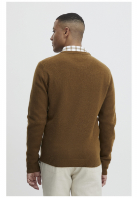 CASUAL FRIDAY Karl 3970, Barna Kötött Gyapjú Pulóver, NOOS