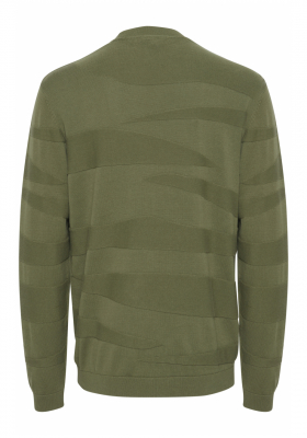 CASUAL FRIDAY Klaes Camo 3804, Zöld Kötött Pulóver