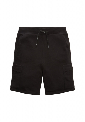 TOM TAILOR DENIM 5679, Fekete Cargo Rövidnadrág