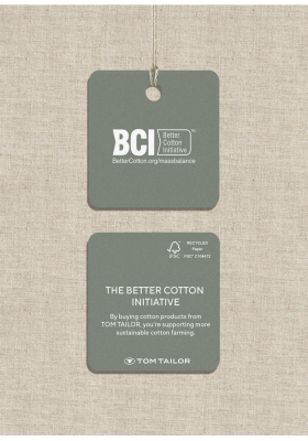 TOM TAILOR DENIM Structured 7169, Kék Kötött Pulóver