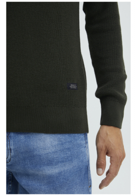 BLEND Codford 4336, Zöld Kötött Pulóver