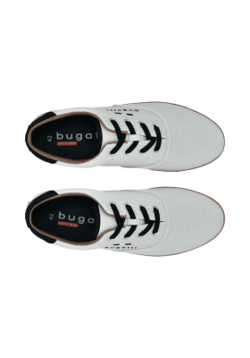 BUGTATTI 321-AFH01, Fehér Sneaker Félcipő