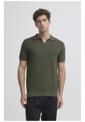  CASUAL FRIDAY Mateo 5399, Sötétzöld Kötött Rövid Ujjú