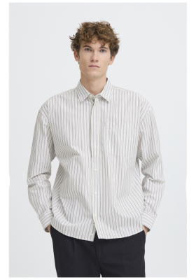 CASUAL FRIDAY Knud 6046, Csíkos Hosszú Ujjú Ing