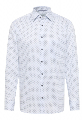 ETERNA Modern Fit 1023, Világoskék Mintás Hosszú Ujjú Ing