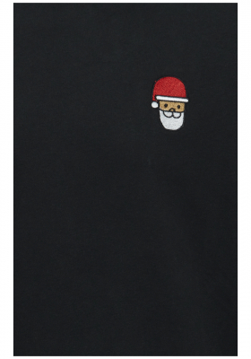 BLEND Christmas 4132, Fekete Környakú Pulóver