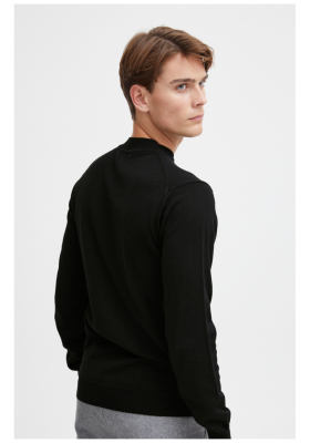 CASUAL FRIDAY Karl Merino 4888, Fekete Kötött Pulóver