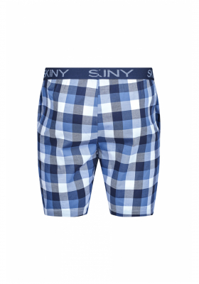 SKINY Mix & Match 0510, Kék,Kockás Pizsama, 