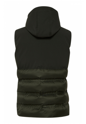 BLEND 4690, Zöld Bélelt Kapucnis Mellény