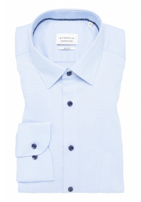 ETERNA Slim Fit 1015, Halványkék Hosszú Ing, Kent