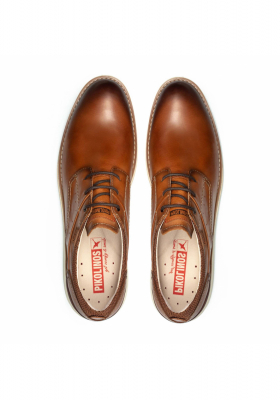 PIKOLINOS Manacor 4276C1, Borjúbőr Félcipő Brandy