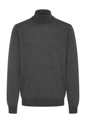 BLEND Bruton 7261, Fekete Kötött Garbo Pulóver