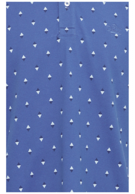 BLEND 5183, Kék Rövid Ujjú Ingpóló