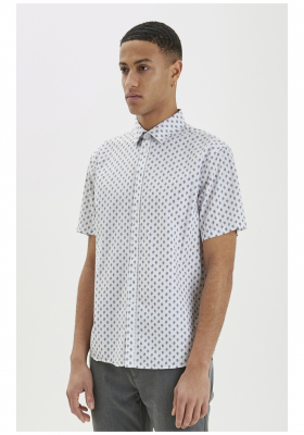 CASUAL FRIDAY Anton 3339, Fehér , Aprómintás Rövid Ujjú Ing 