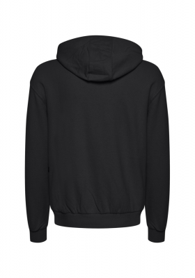 BLEND Avebury 2804, Fekete Kapucnis Pulóver, NOOS