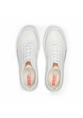 PIKOLINOS Alicante M2U-6273C1, Fehér Borjúbőr Sneaker Félcipő