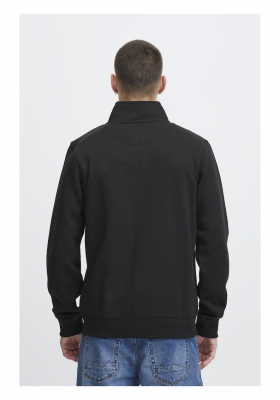 BLEND 6041, Fekete Cipzáros Pulóver