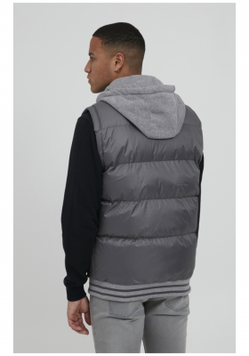 BLEND Hoody Vest 3196, Szürke Mellény