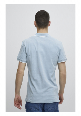 BLEND Nate 8180, Világoskék Rövid Ujjú Ingpóló