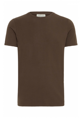 CASUAL FRIDAY David 3063, Sötétbarna Rövid Ujjú Póló