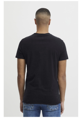 BLEND Noel 9766, Fekete Rövid Ujjú Póló