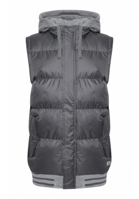 BLEND Hoody Vest 3196, Szürke Mellény