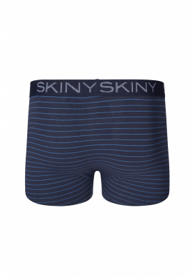 SKINY Cotton Multipack 6487, Kék Csíkos Boxernadrág Dupla Csomag NOS