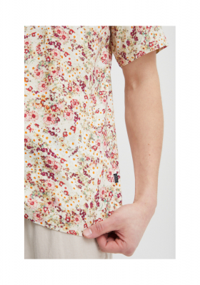 CASUAL FRIDAY Anton 4658, Bézs Rövid Ujjú Ing