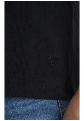 BLEND Dinton 2-Pack 1996, Fekete Rövid Ujjú Póló V-nyakú