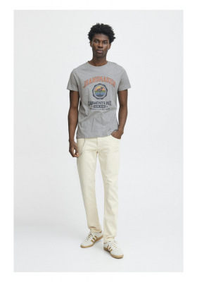 BLEND 6502, Szürke Rövid Ujjú Póló