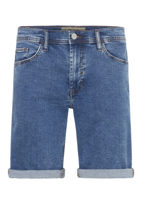 BLEND Twister 3326, Klasszikus Középkék Farmer Rövidnadrág