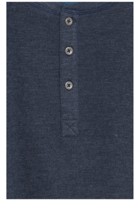 BLEND Noble Granddad 2117, Kék Hosszú Ujjú Póló