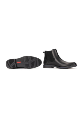PIKOLINOS Leon M4V-8063, Fekete Bőr Chelsea