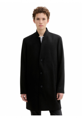 TOM TAILOR DENIM 2405, Fekete Szövetkabát