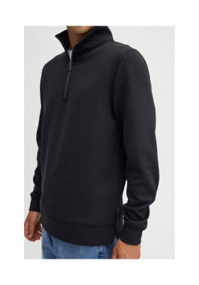 CASUAL FRIDAY Sebastian 4816, Sötétkék Cipzáros Pulóver, NOOS