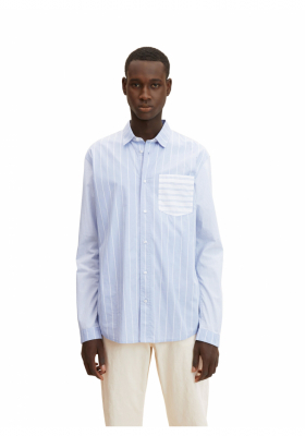 TOM TAILOR DENIM 2372, Kék Hosszú Ujjú Ing 