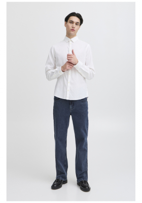 CASUAL FRIDAY Anton 4577, Fehér Hosszú Ing