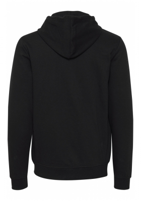 BLEND Noah 1628, Zippes-Kapucnis Pulóver, Fekete