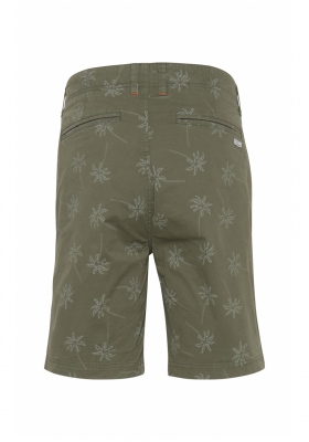 BLEND Palm Trees 2192, Zöld Chino Rövidnadrág