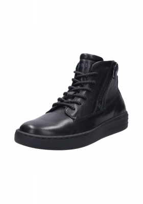 BUGATTI  AA132, Fekete Magasszárú Cipő