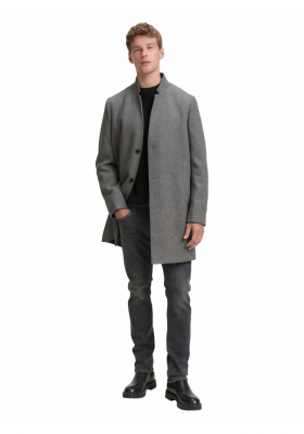 TOM TAILOR DENIM 6905, Szürke Szövetkabát 