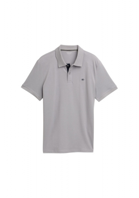 TOM TAILOR 1006, Szürke Rövid Ujjú Ingpóló