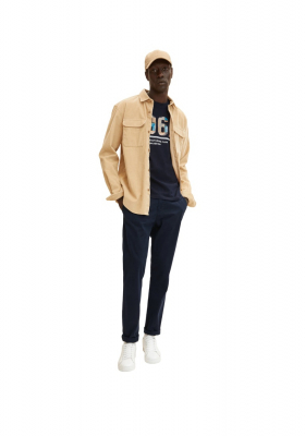 TOM TAILOR 2907, Sötétkék Rövid Ujjú Póló