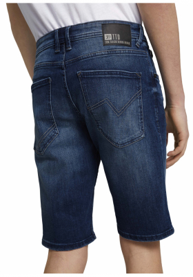 TOM TAILOR DENIM Regular Fit 4511, Kék Farmer Rövidnadrág