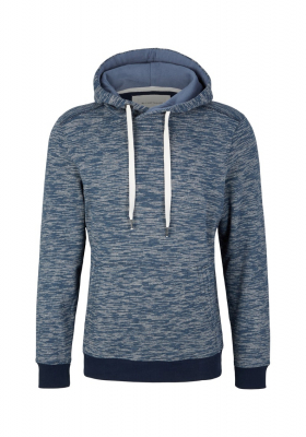 TOM TAILOR 2926 Kék Kapucnis Pulóver