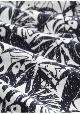 TOM TAILOR Tropical 1036, Kék  Rövid Ujjú Ing