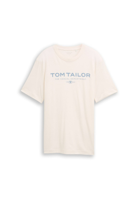 TOM TAILOR 5773, Törtfehér Rövid Ujjú Póló