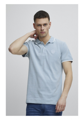 BLEND Nate 8180, Világoskék Rövid Ujjú Ingpóló