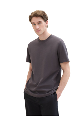 TOM TAILOR 2510 Szürke Rövid Ujjú Póló NOOS