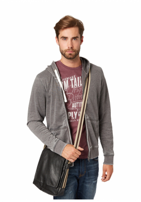 TOM TAILOR Faux Leather Shoulder Bag 10023, Táska, Fekete